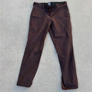 Dickies Men's Dark Brown Chinos